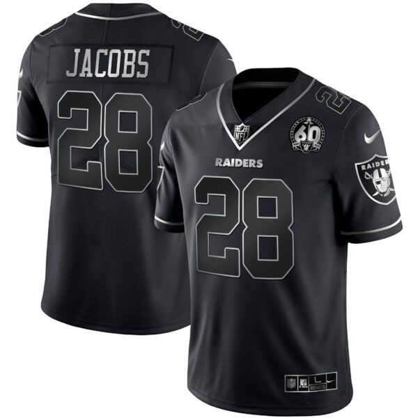 Men's Raiders 60th Season Patch Gold & Split - All Stitched - Image 37