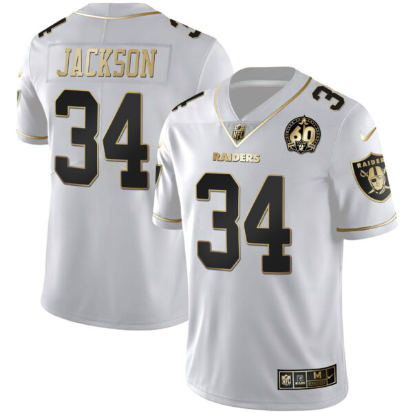Men's Raiders 60th Season Patch Gold & Split - All Stitched - Image 12