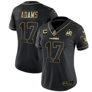 Women's Raiders 60th Season Patch Gold & Split - All Stitched