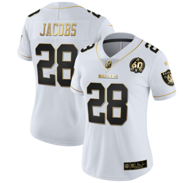 Women's Raiders 60th Season Patch Gold & Split - All Stitched - Image 13