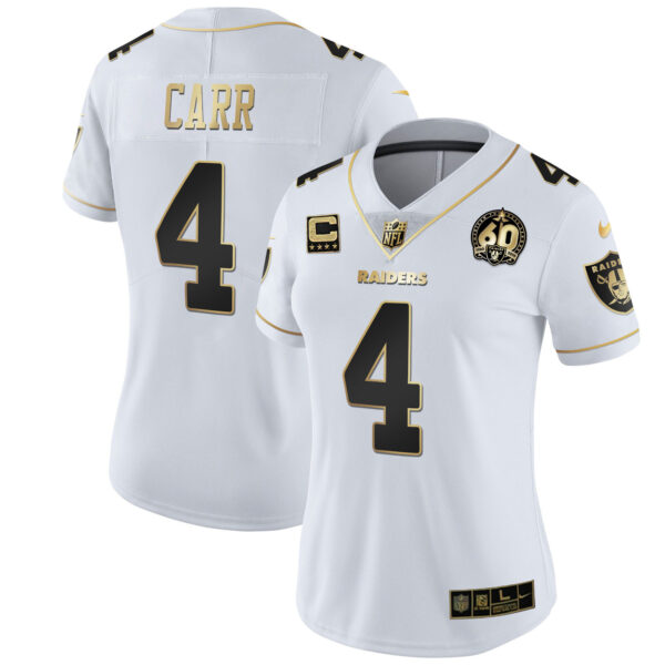 Women's Raiders 60th Season Patch Gold & Split - All Stitched - Image 10