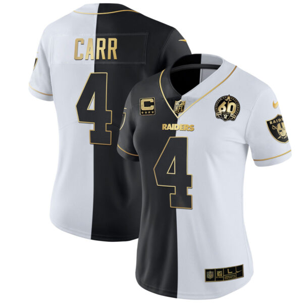 Women's Raiders 60th Season Patch Gold & Split - All Stitched - Image 26