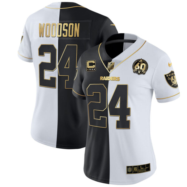 Women's Raiders 60th Season Patch Gold & Split - All Stitched - Image 32