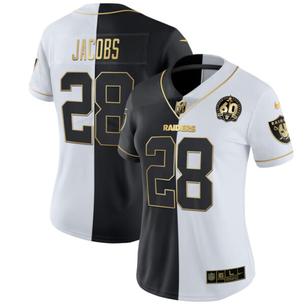 Women's Raiders 60th Season Patch Gold & Split - All Stitched - Image 29