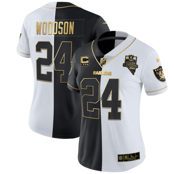 Women's Raiders Inaugural Season Patch Gold & Split - All Stitched - Image 32