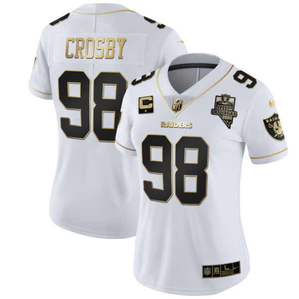Women's Raiders Inaugural Season Patch Gold & Split - All Stitched - Image 3