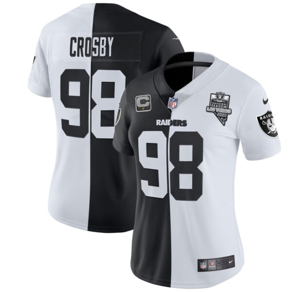 Women's Raiders Inaugural Season Patch Gold & Split - All Stitched - Image 19