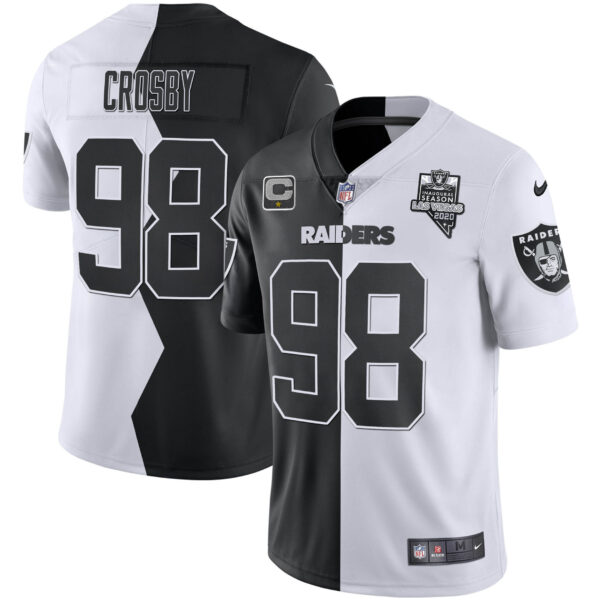 Men's Raiders Inaugural Season Patch Zigzag Split - All Stitched - Image 3