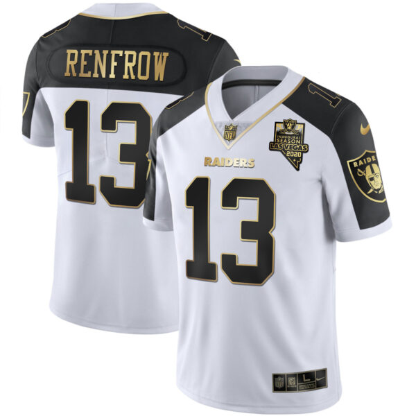 Men's Raiders Alternate Vapor Black Gold & Black Inverted Limited Inaugural Season Patch - All Stitched - Image 14