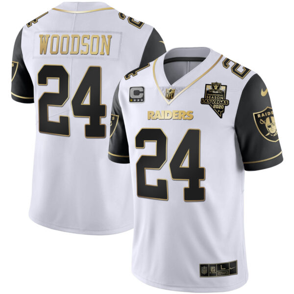 Men's Raiders Alternate Vapor Black Gold & Black Inverted Limited Inaugural Season Patch - All Stitched - Image 24