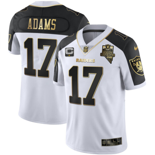Men's Raiders Alternate Vapor Black Gold & Black Inverted Limited Inaugural Season Patch - All Stitched - Image 9