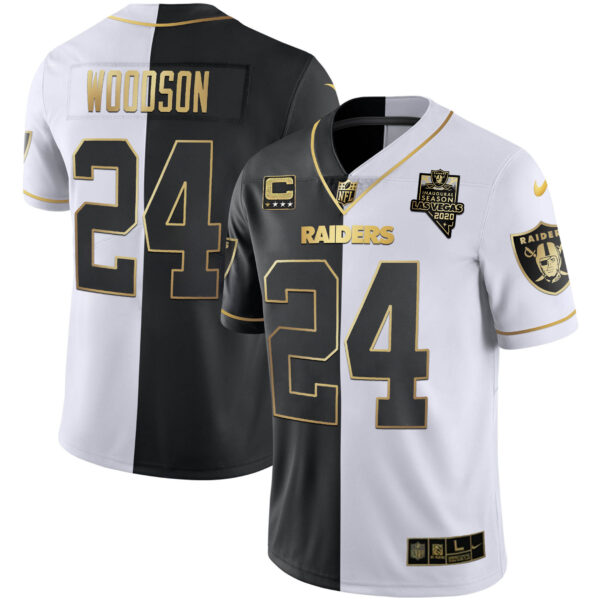 Men's Raiders Inaugural Season Patch Gold & Split - All Stitched - Image 32