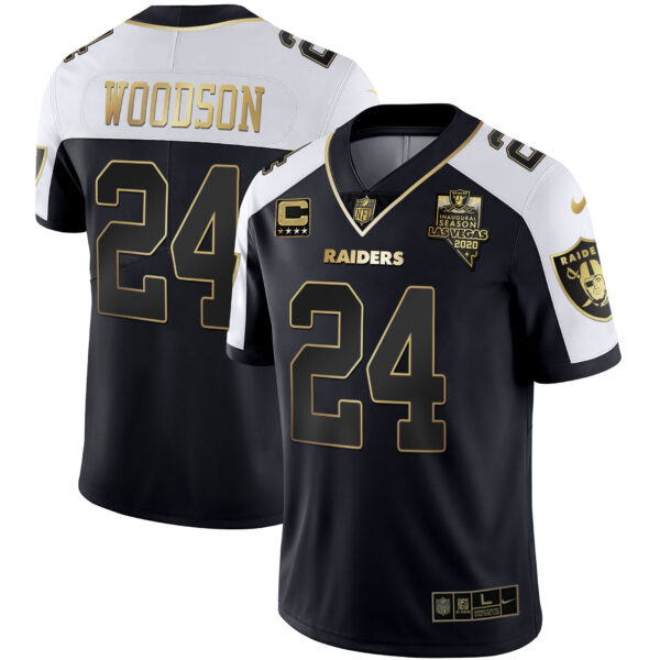 Men's Raiders Inaugural Season Patch Gold & Split - All Stitched - Image 48