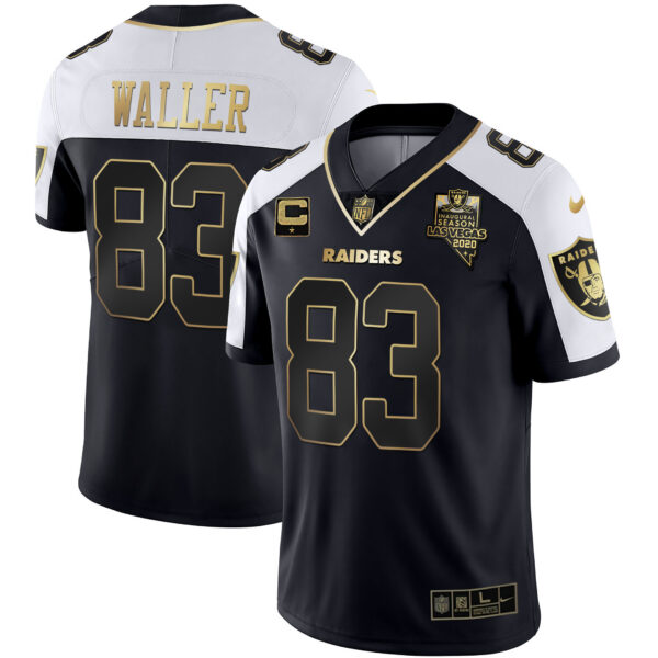 Men's Raiders Inaugural Season Patch Gold & Split - All Stitched - Image 47