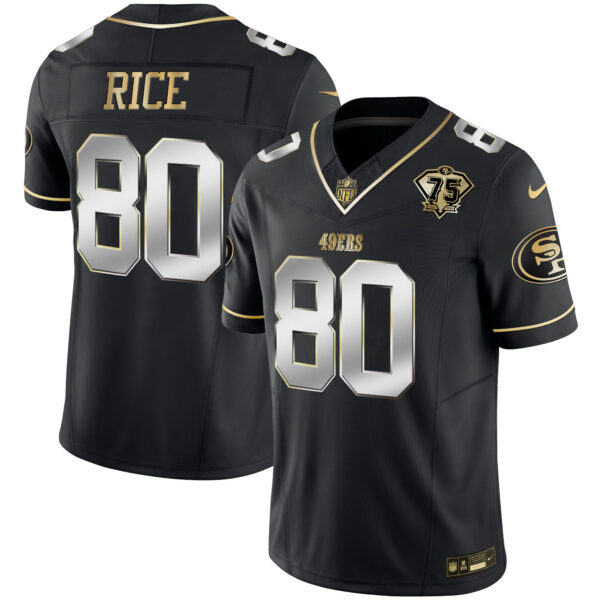Youth's 49ers 2023 Vapor Gold Limited Jersey - All Stitched - Image 26