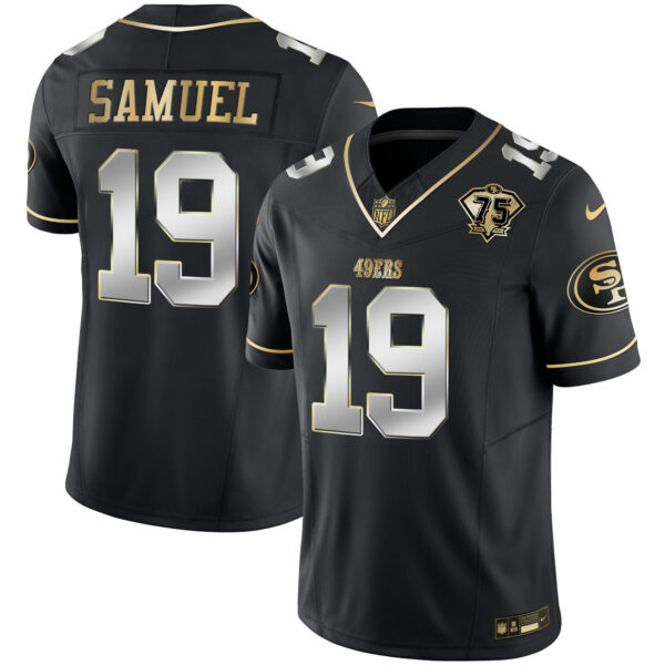 Youth's 49ers 2023 Vapor Gold Limited Jersey - All Stitched - Image 22