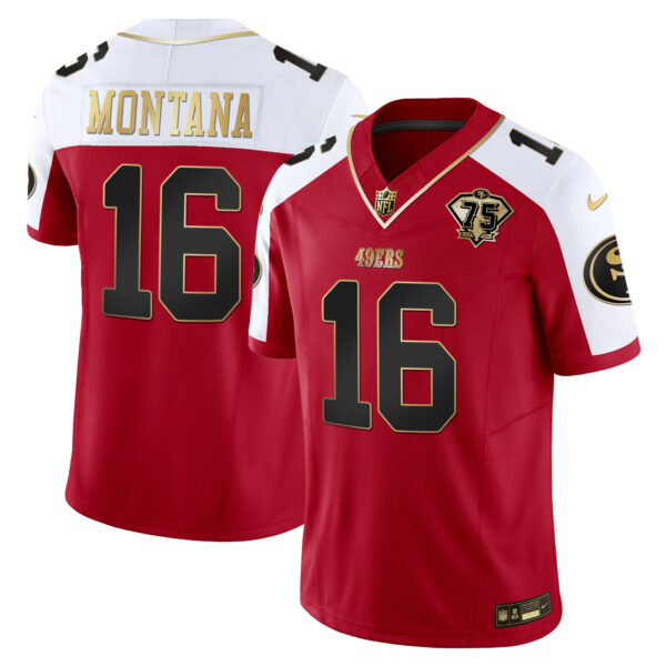 Youth's 49ers 2023 Vapor Gold Limited Jersey - All Stitched - Image 48