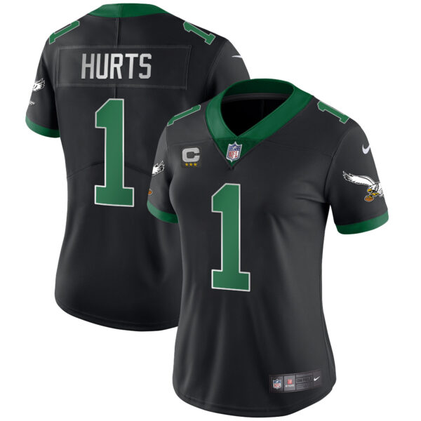 Women's Eagles Kelly Green Gold Jersey - All Stitched - Image 37