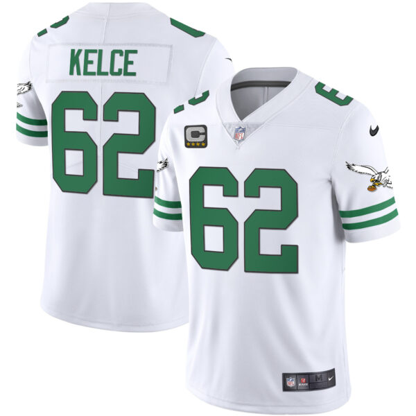 Men's Eagles Gold & Kelly Vapor Jersey V2 - All Stitched - Image 7