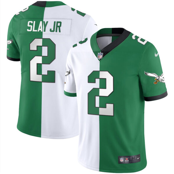 Men's Eagles Gold & Kelly Vapor Jersey V2 - All Stitched - Image 35