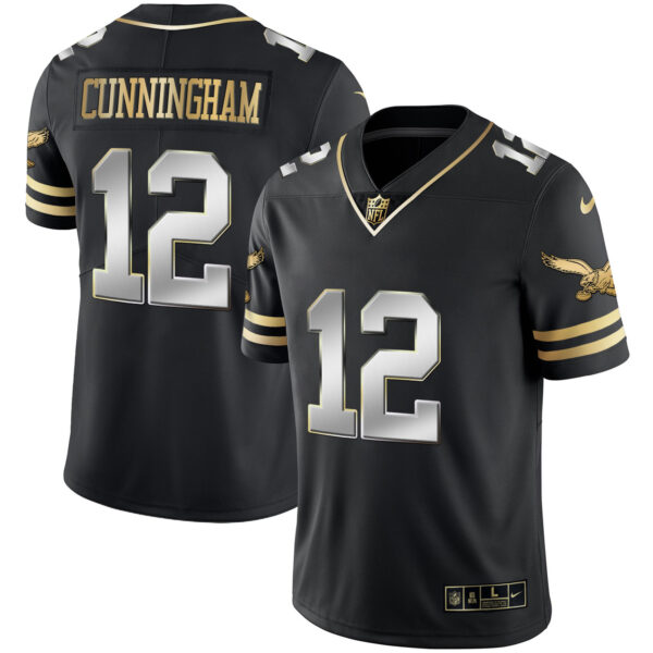 Men's Eagles Gold & Kelly Vapor Jersey V2 - All Stitched - Image 39