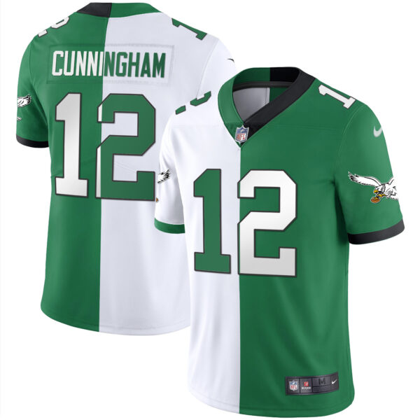 Men's Eagles Gold & Kelly Vapor Jersey V2 - All Stitched - Image 30