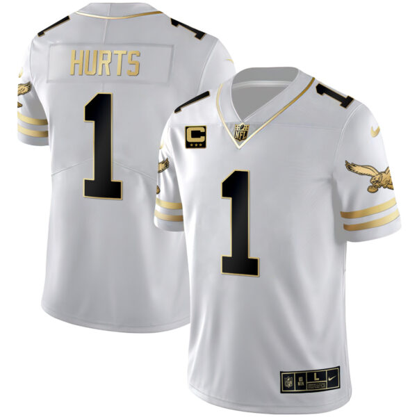 Men's Eagles Gold & Kelly Vapor Jersey V2 - All Stitched - Image 46