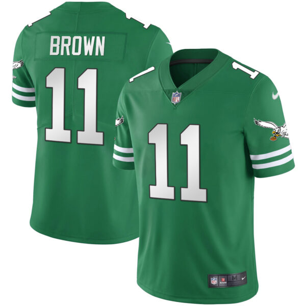 Men's Eagles Gold & Kelly Vapor Jersey V2 - All Stitched - Image 15