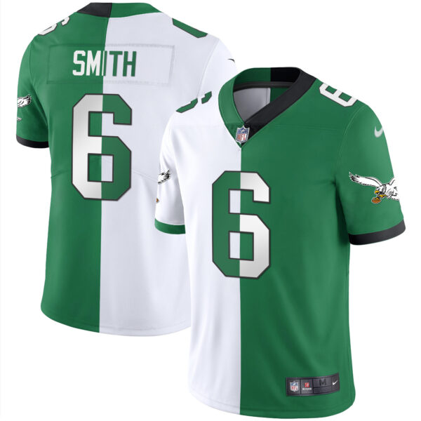 Men's Eagles Gold & Kelly Vapor Throwback Jersey - All Stitched - Image 29