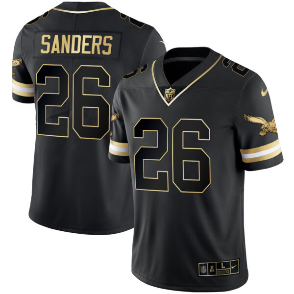 Men's Eagles Gold & Kelly Vapor Throwback Jersey - All Stitched - Image 63