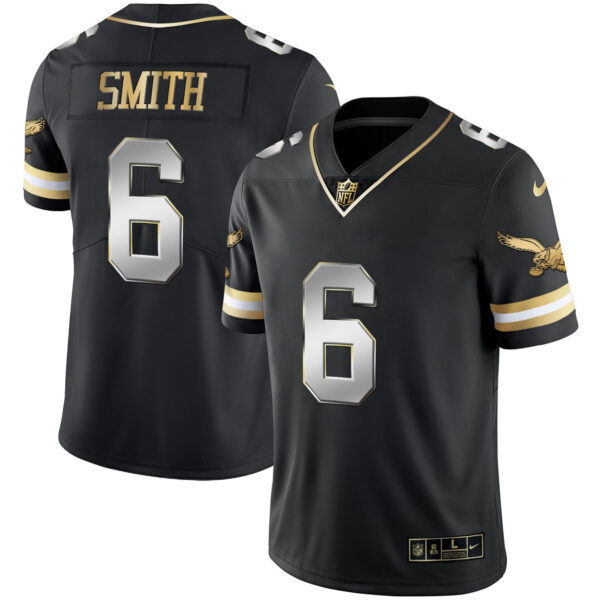 Men's Eagles Gold & Kelly Vapor Throwback Jersey - All Stitched - Image 38