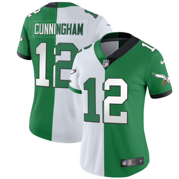 Women's Eagles Gold & Kelly Vapor Jersey V2 - All Stitched - Image 30