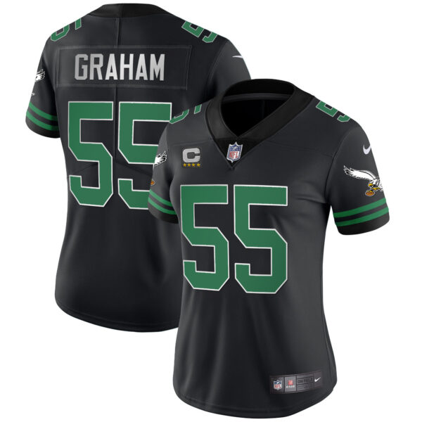Women's Eagles Gold & Kelly Vapor Jersey V2 - All Stitched - Image 22