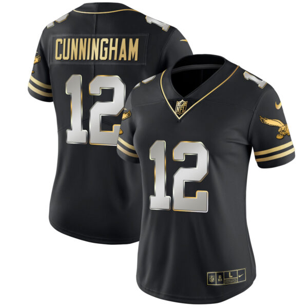 Women's Eagles Gold & Kelly Vapor Jersey V2 - All Stitched - Image 39
