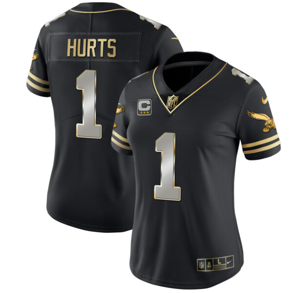 Women's Eagles Gold & Kelly Vapor Jersey V2 - All Stitched - Image 37