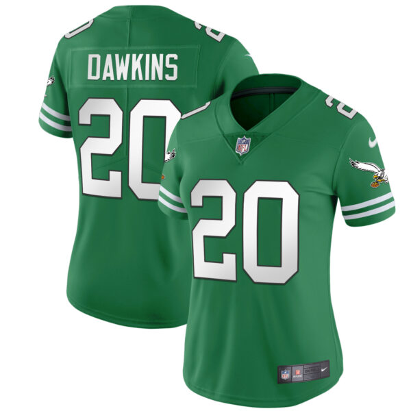 Women's Eagles Gold & Kelly Vapor Jersey V2 - All Stitched - Image 14