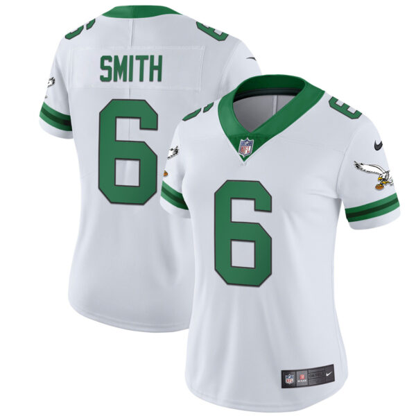 Women's Eagles Gold & Kelly Vapor Throwback Jersey - All Stitched - Image 2