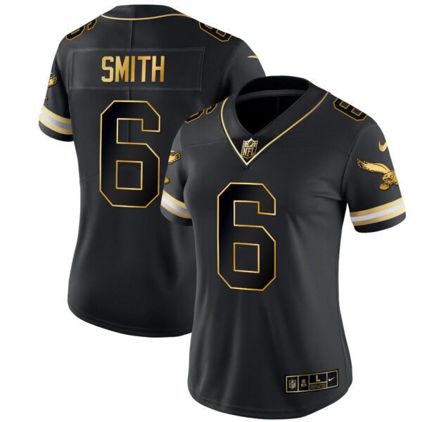 Women's Eagles Gold & Kelly Vapor Throwback Jersey - All Stitched - Image 56