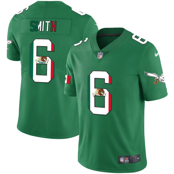 Men's Eagles Mexico Gold & Kelly Vapor Jersey - All Stitched - Image 11