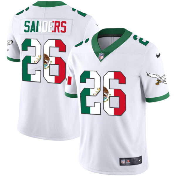 Men's Eagles Mexico Gold & Kelly Vapor Jersey - All Stitched - Image 9