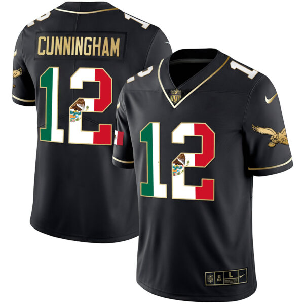 Men's Eagles Mexico Gold & Kelly Vapor Jersey - All Stitched - Image 48