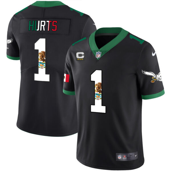 Men's Eagles Mexico Gold & Kelly Vapor Jersey - All Stitched - Image 19
