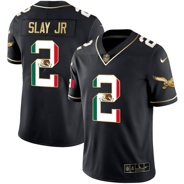 Men's Eagles Mexico Gold & Kelly Vapor Jersey - All Stitched - Image 53
