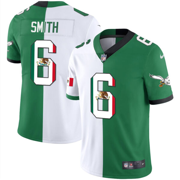 Men's Eagles Mexico Gold & Kelly Vapor Jersey - All Stitched - Image 38