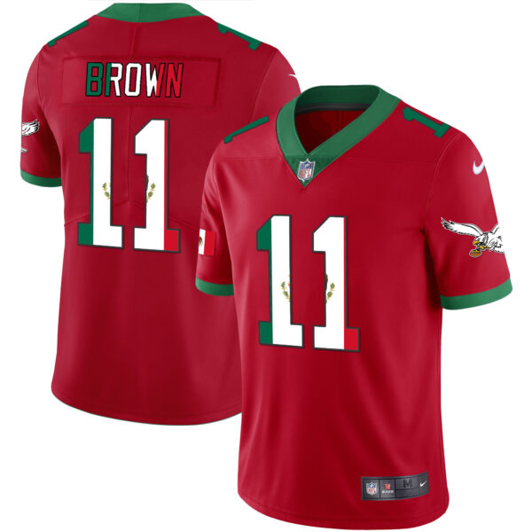 Men's Eagles Mexico Gold & Kelly Vapor Jersey - All Stitched - Image 33