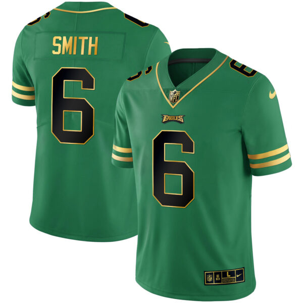 Men's Eagles Gold & Kelly Vapor Jersey V3 - All Stitched - Image 2