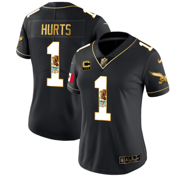 Women's Eagles Mexico Gold & Kelly Vapor Jersey - All Stitched - Image 46