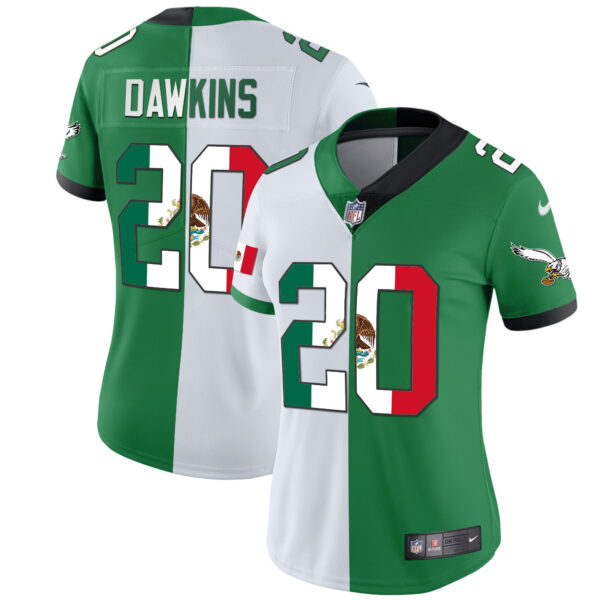 Women's Eagles Mexico Gold & Kelly Vapor Jersey - All Stitched - Image 41