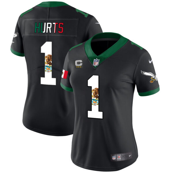 Women's Eagles Mexico Gold & Kelly Vapor Jersey - All Stitched - Image 10