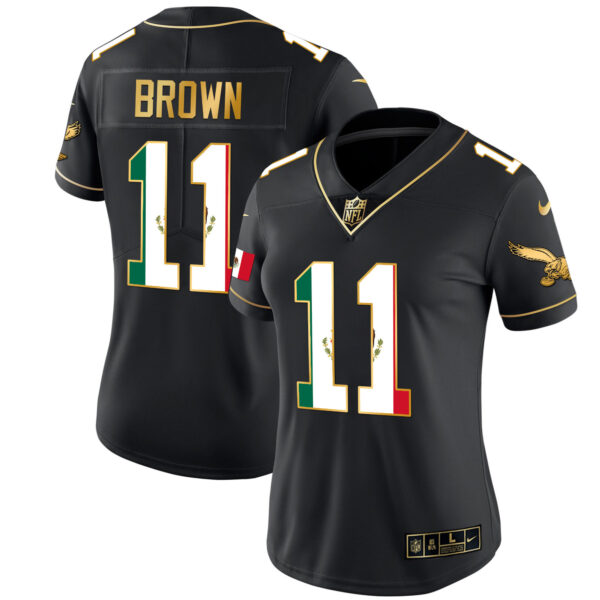 Women's Eagles Mexico Gold & Kelly Vapor Jersey - All Stitched - Image 51